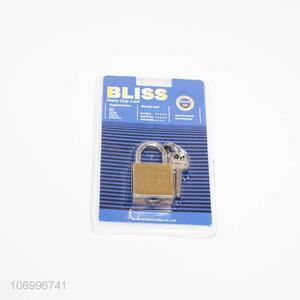 Hot sell golden color iron lock imitate brass <em>padlock</em> cheap <em>padlock</em>