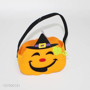 Wholesale Halloween Non-woven Tote Bag Pumpkin Halloween Bag