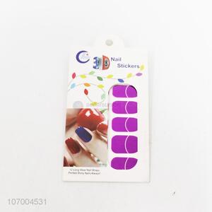 Good quality long wear nail wraps nail stickers