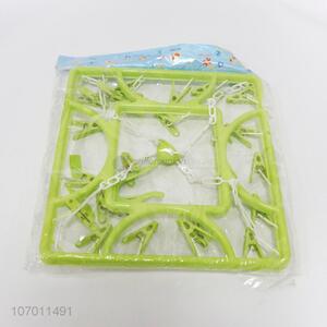 Good Quality Socks Hanger With Clips Plastic Clothes Hanger