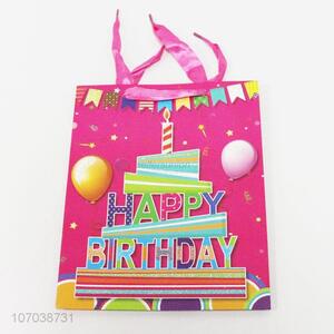 Premium quality paper bags happy birthday gift bag for packing