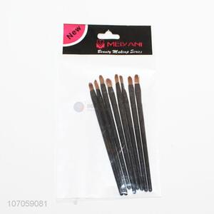 Good quality 8pcs lip brush makep brush cosmetic tools