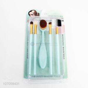 Hot selling 5pcs/set candy color makeup brush set beauty tools