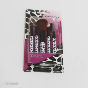 Wholesale fashionable design leopard printed makeup brush set cosmetic tools