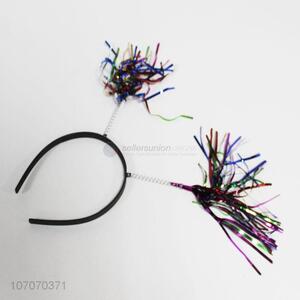 New arrival party supplies tinsel headband tinsel hairband