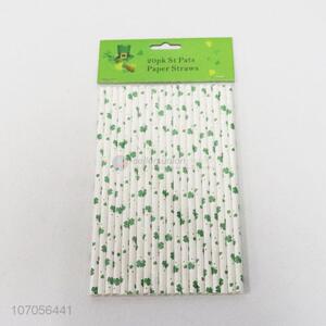 Wholesale 20PC Recycled Drinking Disposable Paper Straws