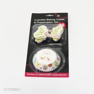 New Product Cupcake Decoration Set With Cake Topper Baking Cup  Set