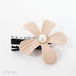Hot selling elegant fabric flower hairpins hair clips hair accessories