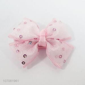 Competitive price trendy exquisite seqins bowknot hairpins hair clips