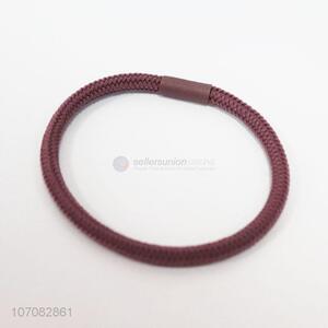 Promotional price high stretch polyester hair tie hair rope