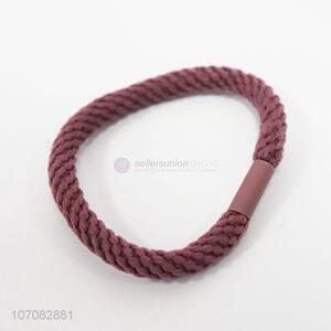 Wholesale custom high stretch polyester hair ring hair ties