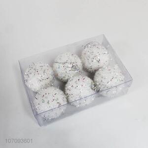 Wholesale 6 Pieces Foam Christmas Ball For Christmas Decoration