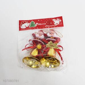 Hot Selling 2 Pieces Plastic Christmas Decoration Ornament