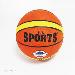 Hot sale premium size 7 rubber <em>basketball</em> for training