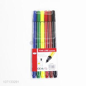 Premium quality school stationery 6 colors water color pens