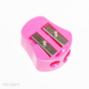 Competitive Price School Stationery Pink Plastic Pencil Sharpener