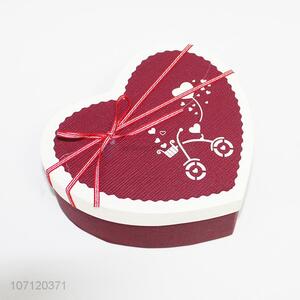 Wholesale Unique Design Heart Shaped Paper Gift Box