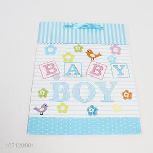 Unique design cute cartoon baby birthday gift package bag