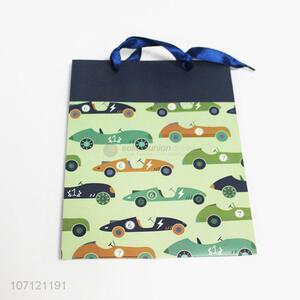 High Quality Cartoon Car Pattern Gift Packing Paper Bag