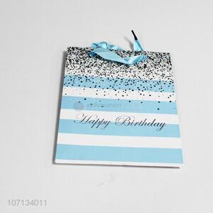 Hot selling luxury exquisite paper gift bags for birthday party