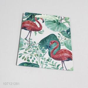 Customised Creative Flamingo Paper Packaging Gift Shopping Bag