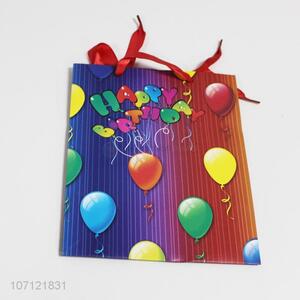 Cheap Custom Happy Birthday Party Favor Paper Gift Bags For Kids
