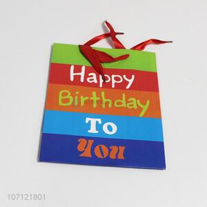 Contracted Design Happy Birthday Gift Paper Shopping Bag