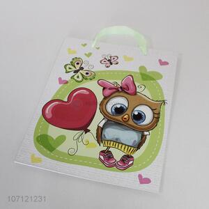 New selling promotion cute owl design paper gift bag