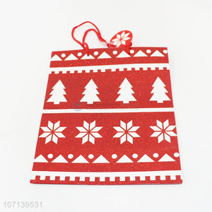 Custom Desgin Paper Bag Merry Christmas Holiday Gift Bags