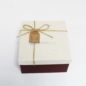 Competitive price square paper gift box birthday gift packing box