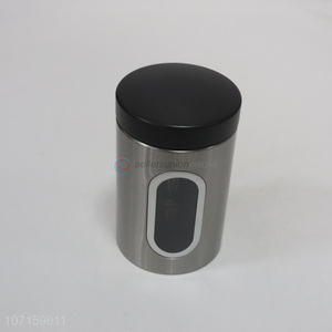 China supplier airtight sealed jar metal food storage jar tea jar for promotions