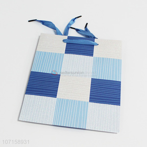 Best selling fashionable exquisite paper gift bag with handle