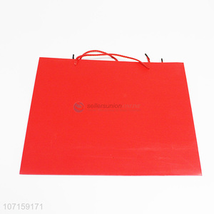 Best sale durable solid color paper gift bags with handle