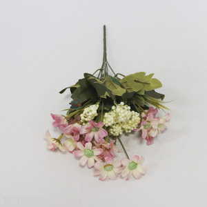 China supplier indoor decoration artificial bouquet fake flowers