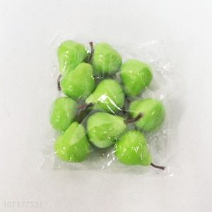 Reasonable Price 10PC Artificial Fruit Artificial Foam Pear for Decoration