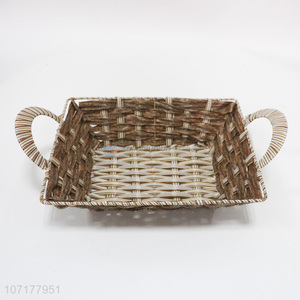 Good Sale Plastic Weaved Basket Storage Basket