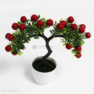 Delicate Design Artificial Fruit Potted Plant