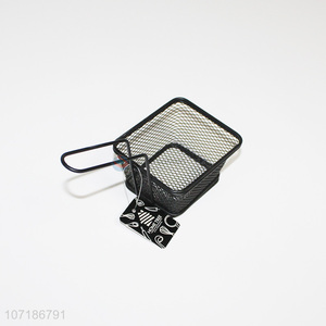 Wholesale kitchen gadgets mini square wire mesh fryer basket with handle