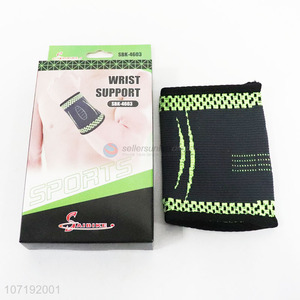 China supplier elastic polyester wrist support wrist band for sports