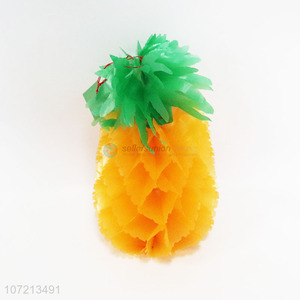 Factory supply paper pineapple paper honeycomb for party decoration