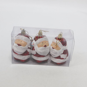 Factory price Christmas decoration plastic santa claus pendant
