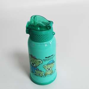 New Design Plastic Water Bottle With Straw For Children
