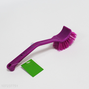 High quality plastic shoe cleaning brush with long handle