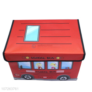 Cheap Price School Bus Design Durable Non-Woven Storage Box