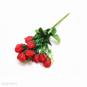 Custom Artificial Red Rose Fashion Decorative Fake Flowers