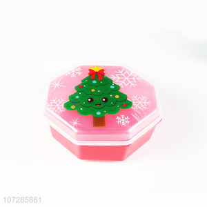 High Sales Christmas Decoration Christmas Octagonal Plastic Storage Box