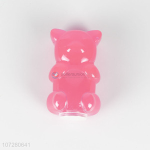 Hot selling kids toy cute bear shape crystal soil