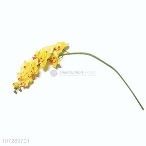 High quality delicate cloth flower artificial butterfly orchid fake flower