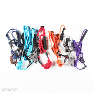 Factory wholesale different size colorful dog collar lesh <em>pet</em> supplies