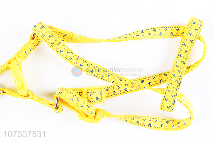 Latest arrival pet supplies boat anchor printed dog harness dog vest